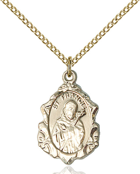 Gold Filled St. Francis Pendant