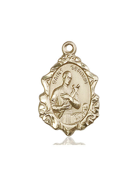 14kt Gold St. Gerard Medal