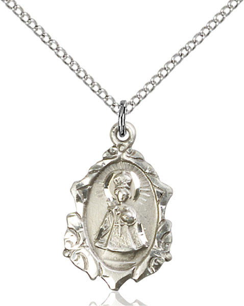 Sterling Silver Infant of Prague Pendant