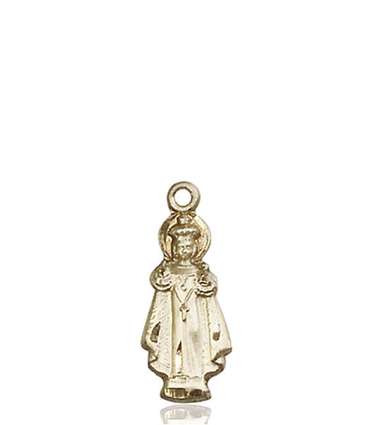 14kt Gold Infant of Prague Medal