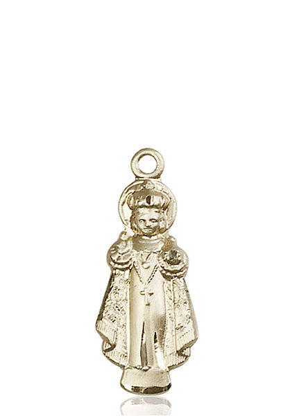 14kt Gold Infant of Prague Medal