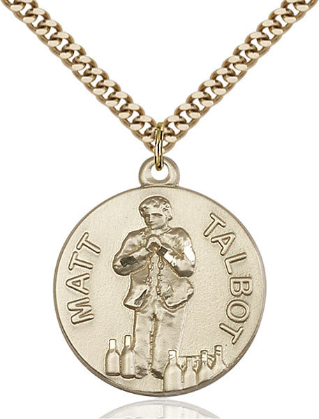 Gold Filled Matt Talbot Pendant