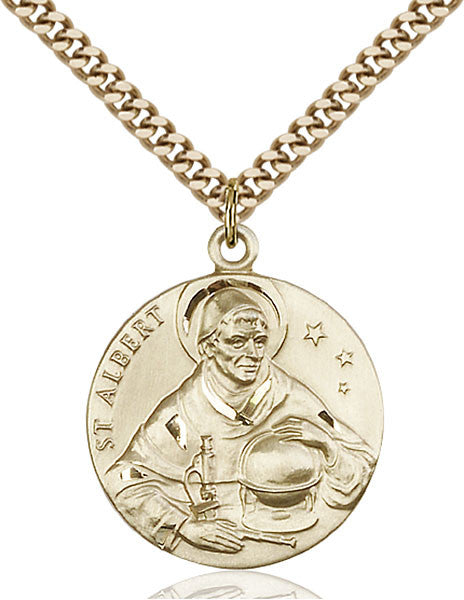 Gold Filled St. Albert the Great Pendant