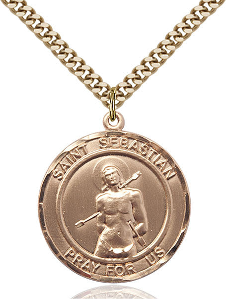 Gold Filled St. Sebastian Pendant