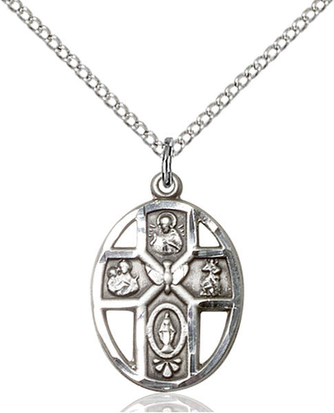 Sterling Silver 5-Way / Holy Spirit Pendant