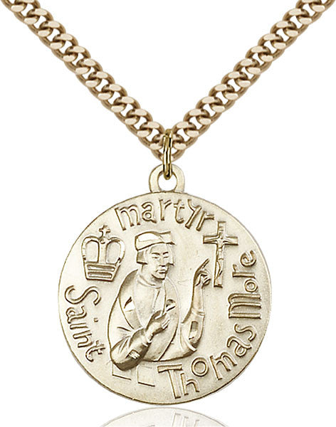 Gold Filled St. Thomas More Pendant