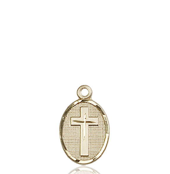 14kt Gold Cross Medal