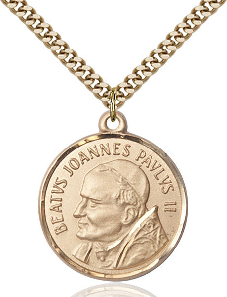 Gold Filled St. Pope John Paul II Pendant