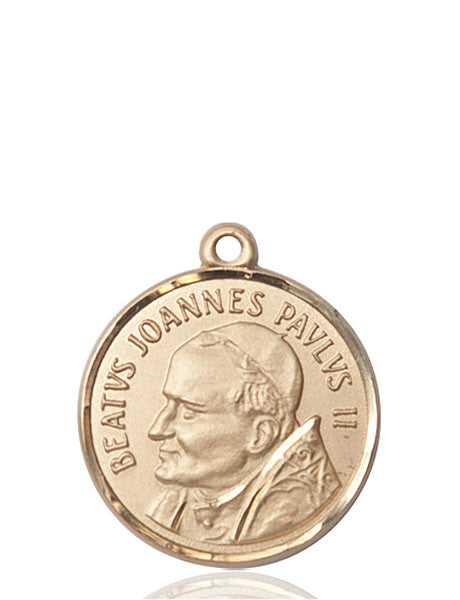14kt Gold St. Pope John Paul II Medal