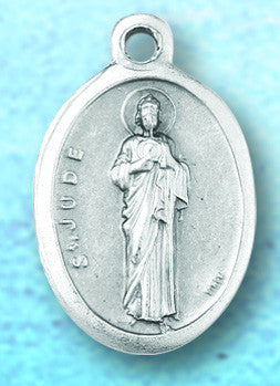 St. Jude oxidized medal