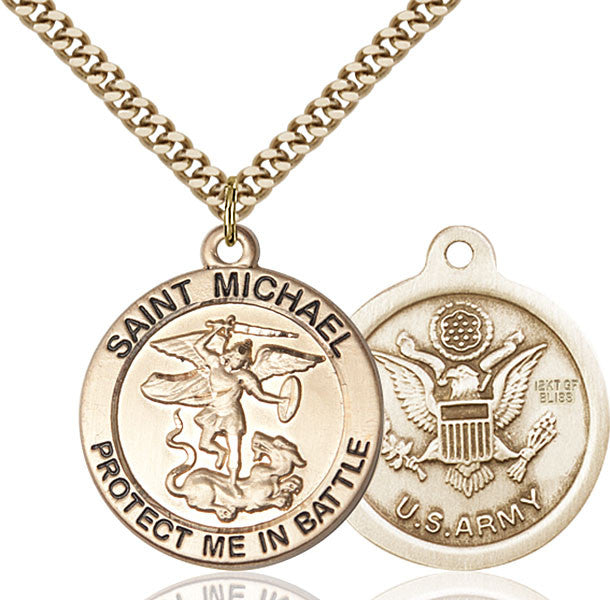 Gold Filled St. Michael Pendant