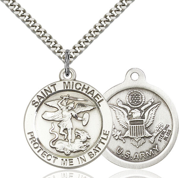 Sterling Silver St. Michael Pendant