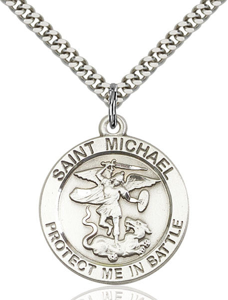Sterling Silver St. Michael Pendant