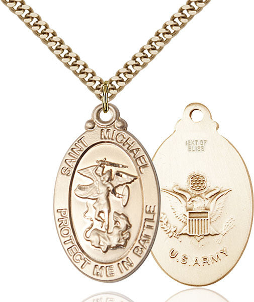 Gold Filled St. Michael Pendant