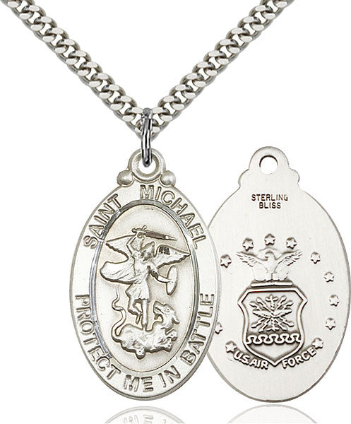 Sterling Silver St. Michael Pendant