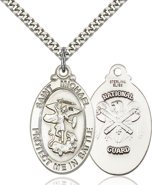 Sterling Silver St. Michael Pendant