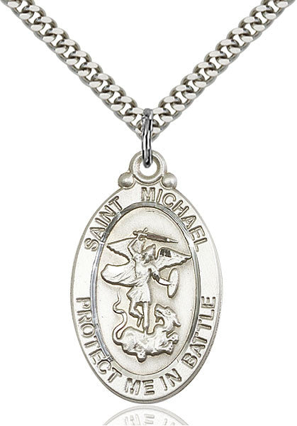 Sterling Silver St. Michael Pendant