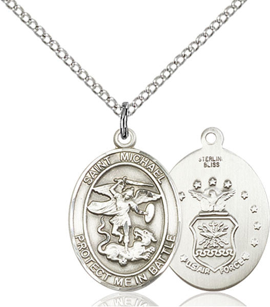 Sterling Silver St. Michael the Archangel Pendant