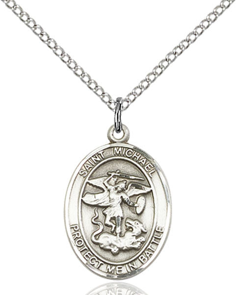 Sterling Silver St. Michael the Archangel Pendant