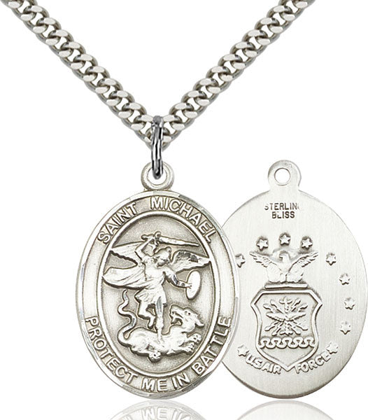 Sterling Silver St. Michael Pendant