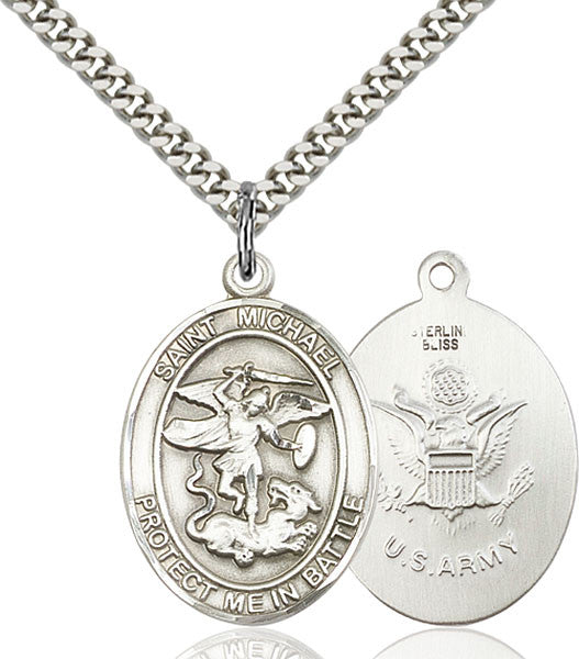 Sterling Silver St. Michael Pendant