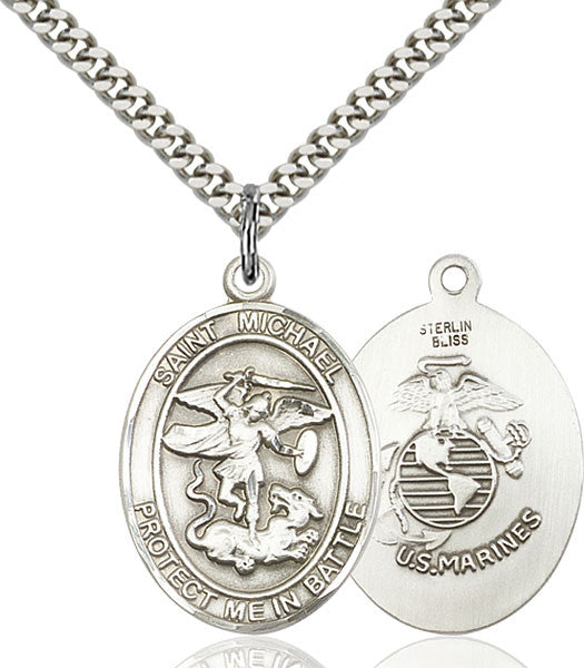 Sterling Silver St. Michael Pendant