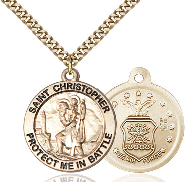 Gold Filled St. Christopher Pendant