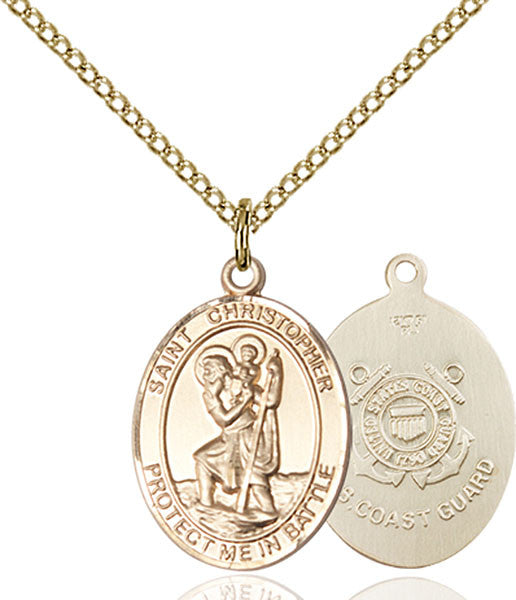 Gold Filled St. Christopher Pendant