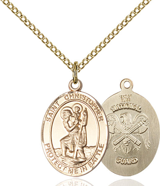 Gold Filled St. Christopher Pendant