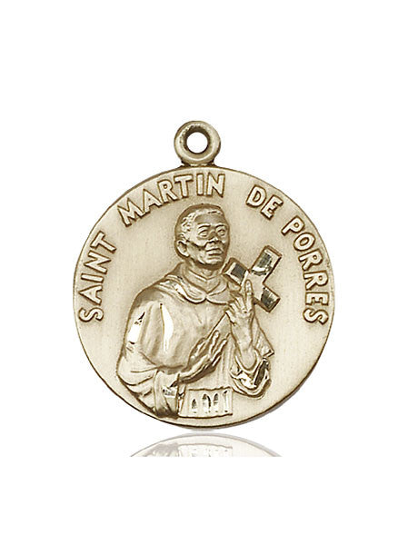 14kt Gold St. Martin de Porres Medal