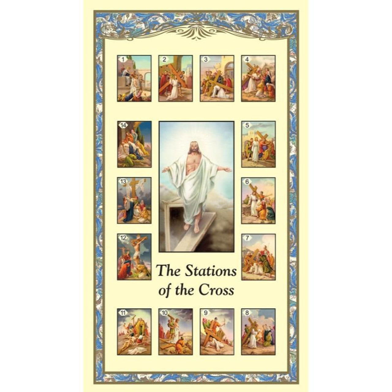 Stations of the Cross Holy Card