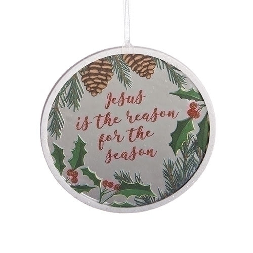 Jesus is the Reason Mirror Ornament