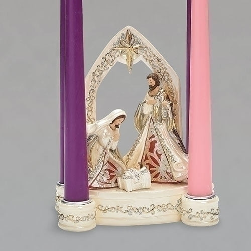 Holy Family Advent Candle Holder [candles not included]