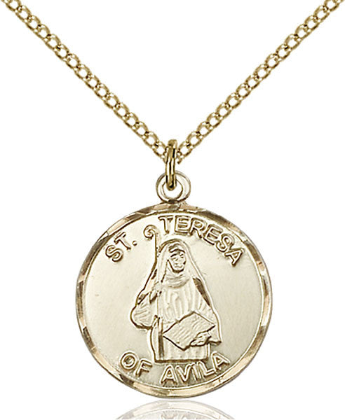Gold Filled St. Theresa Pendant