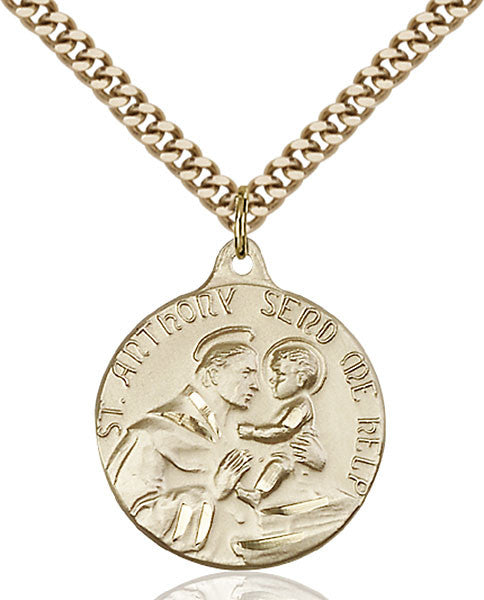 Gold Filled St. Anthony Pendant