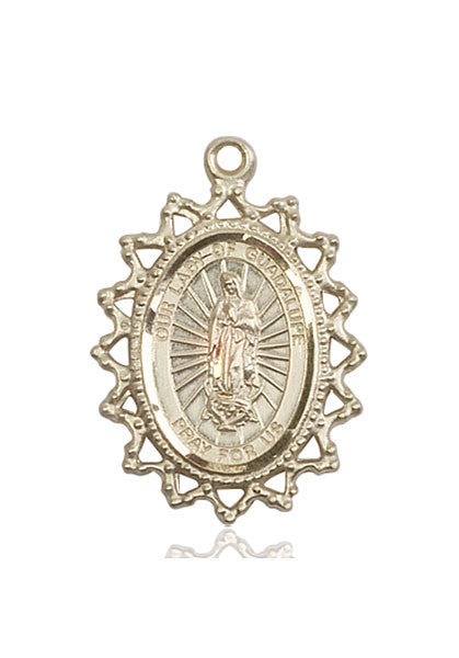14kt Gold O/L of Guadalupe Medal