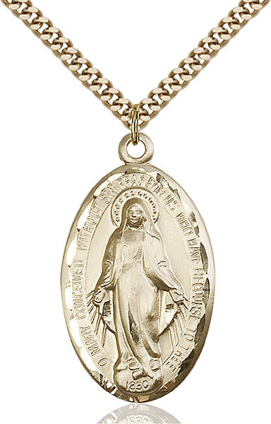 Gold Filled Miraculous Pendant