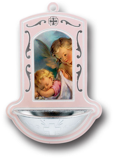 Holy Water Font  Angel and baby girl