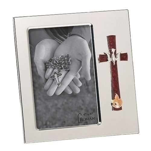 Dove and Flame Confirmation Frame 4 x 6