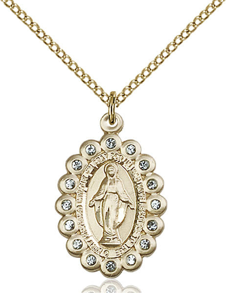 Gold Filled Miraculous Pendant