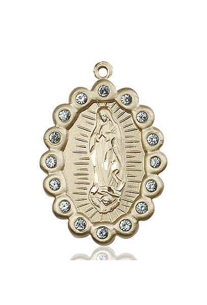 14kt Gold O/L of Guadalupe Medal