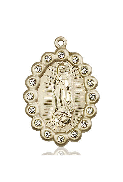 14kt Gold O/L of Guadalupe Medal