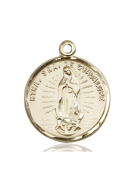 14kt Gold O/L of Guadalupe Medal