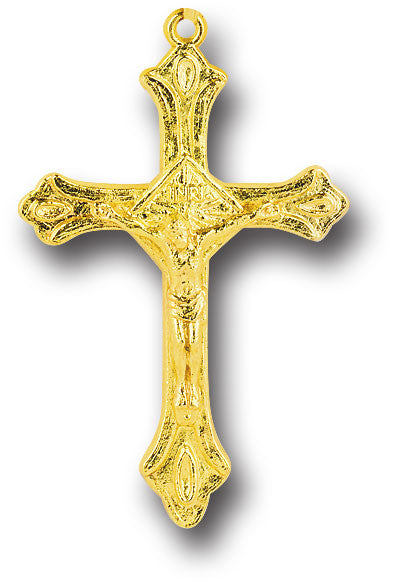 2" Gold Plated Crucifix