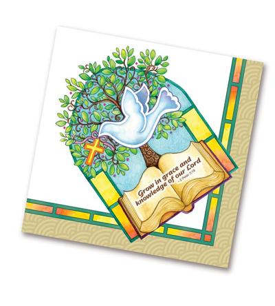 Confirmation Dove Napkin