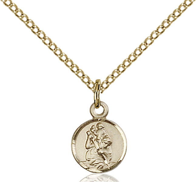 Gold Filled St. Christopher Pendant