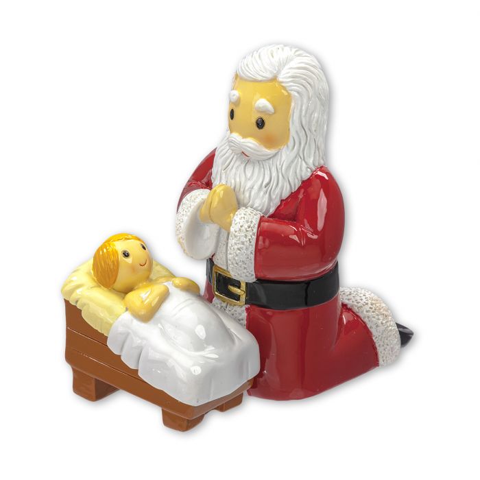 Santa Praying to Baby Jesus [Little Drops of Water]