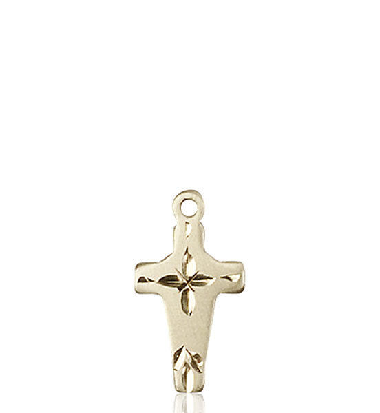 14kt Gold Cross Medal