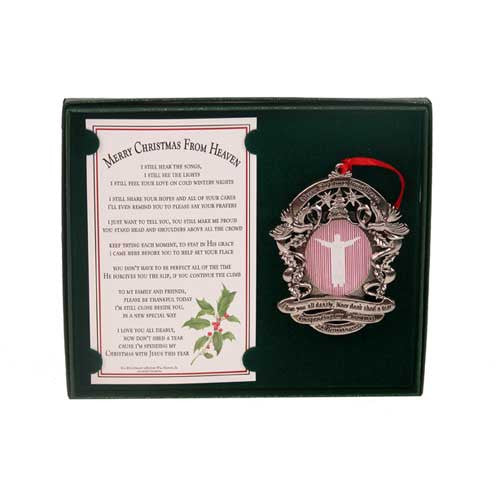 Merry Christmas from Heaven & Picture Ornament