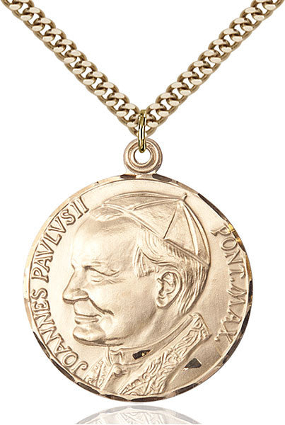 Gold Filled Pope John Paul II Pendant